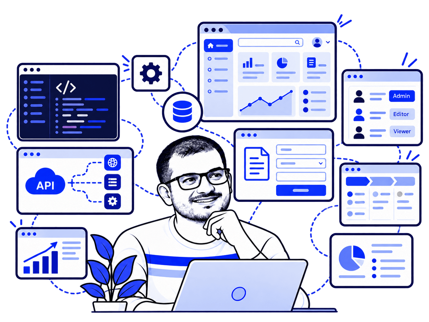 jenobix-web-app-development jenobix-web-app-development-illustration