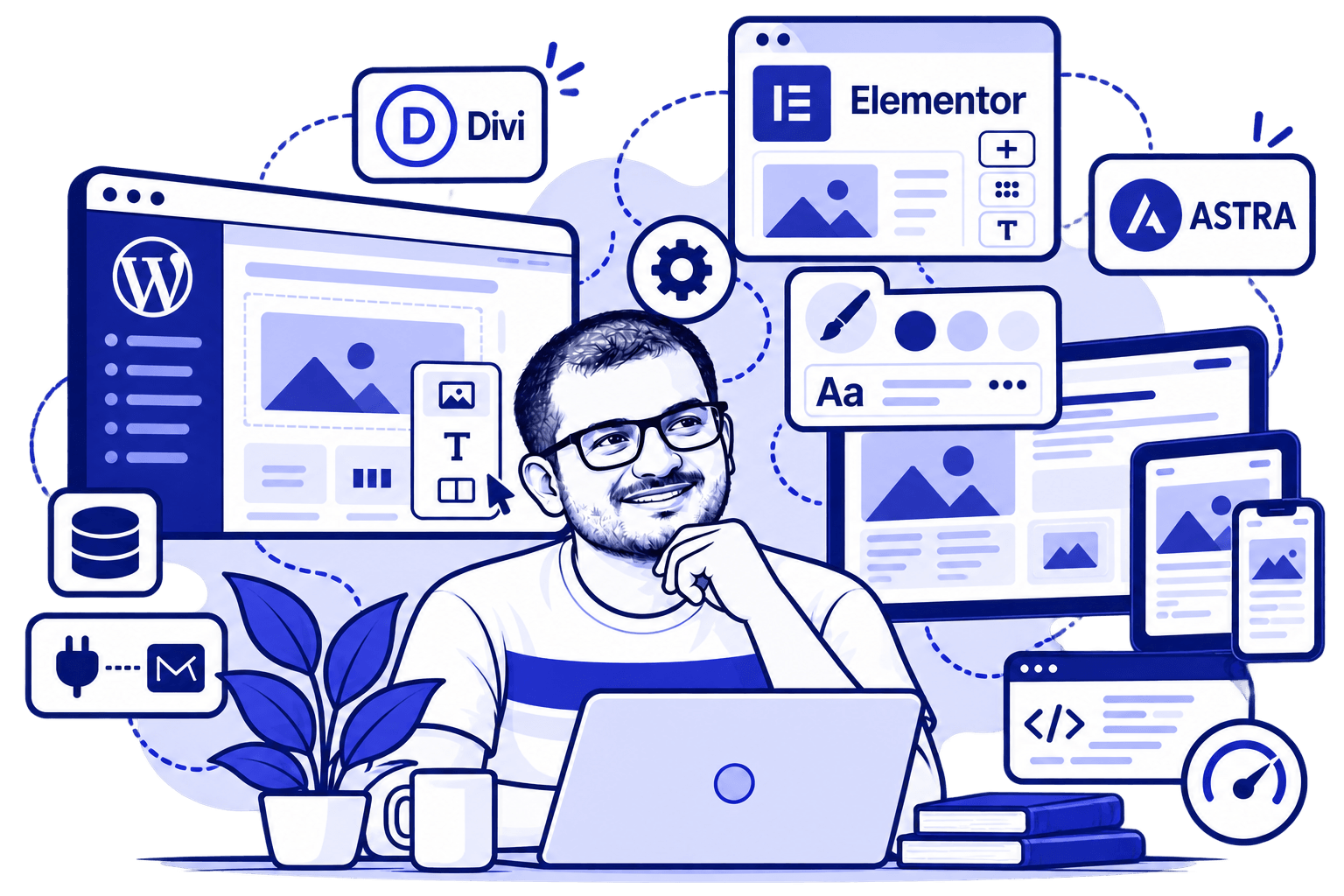 jenobix-wordpress-development-illustration jenobix-wordpress-development-illustration